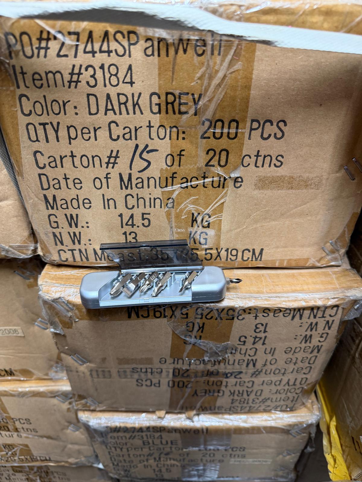 Embouts de tournevis (kit) – lot neuf (200 pcs)